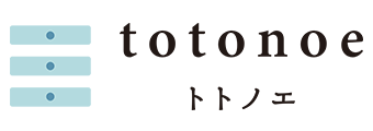 収納コンサルティング・お片付けサービス「totonoe トトノエ」ロゴデザイン
